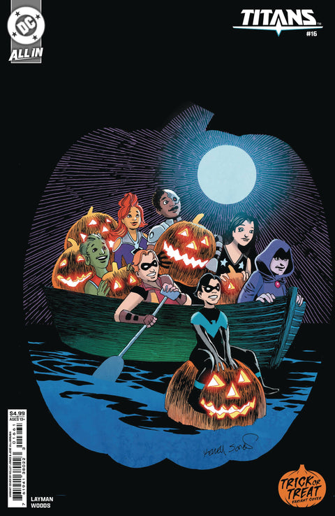 Titans, Vol. 4 16 Comic Kelley Jones Trick or Treat Variant DC Comics 2024