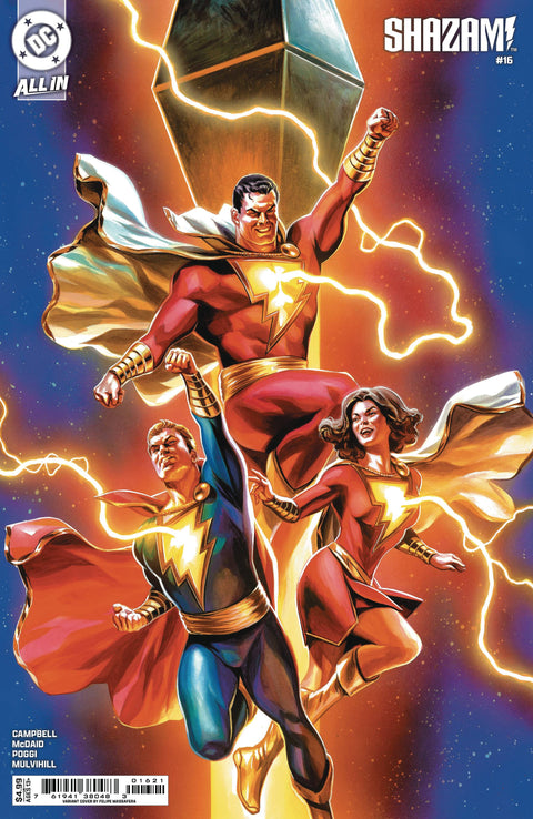 Shazam!, Vol. 4 16 Comic Felipe Massafera Variant DC Comics 2024