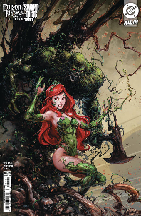 Poison Ivy / Swamp Thing: Feral Trees 1 Comic Clayton Crain Variant DC Comics 2024