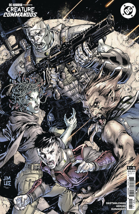 DC Horror Presents: Creature Commandos 1 Comic Jim Lee Variant DC Comics 2024