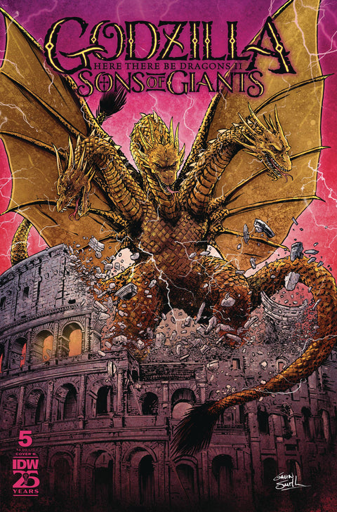 Godzilla: Here There Be Dragons II - Sons Of Giants 5 Comic Gavin Smith Variant IDW Publishing 2024