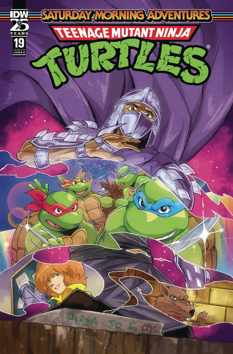 Teenage Mutant Ninja Turtles: Saturday Morning Adventures Continued 19 Comic Miles Arq Variant IDW Publishing 2024