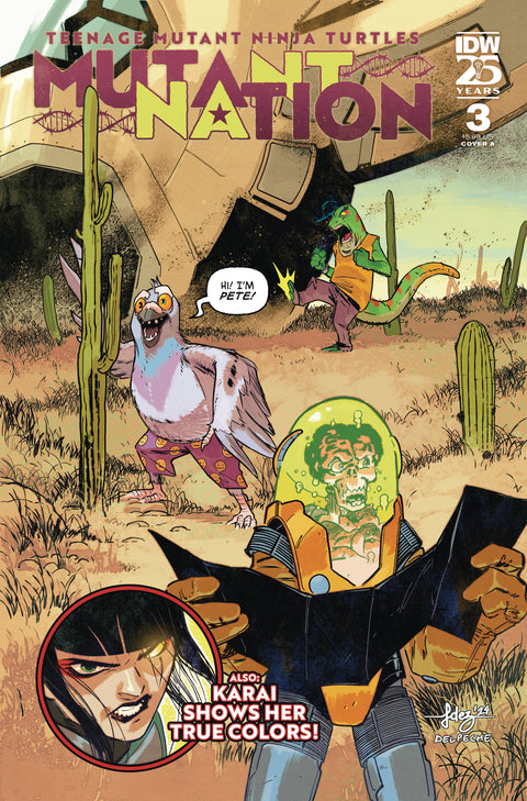 Teenage Mutant Ninja Turtles: Mutant Nation 3 Comic Javier Fernández IDW Publishing 2025