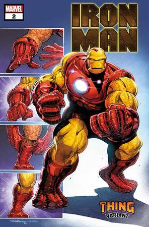 Iron Man, Vol. 7 2 Comic Iban Coello The Thing Variant Marvel Comics 2024