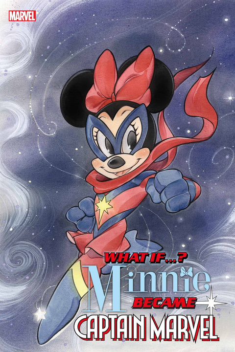 What If...? Minnie Became Captain Marvel 1 Comic Peach Momoko Variant Marvel Comics 2024