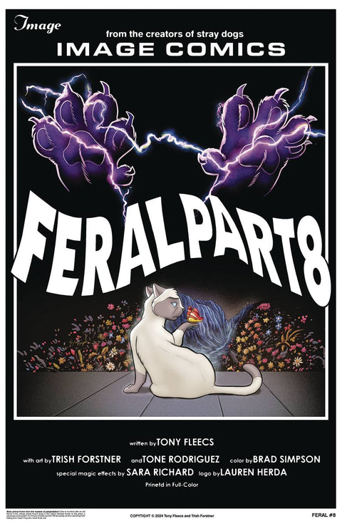 Feral 8 Comic Trish Forstner & Tony Fleecs Variant Image Comics 2024