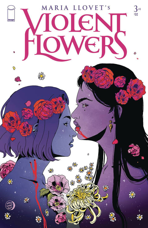 Violent Flowers 3 Comic Maria Llovet Variant Image Comics 2024