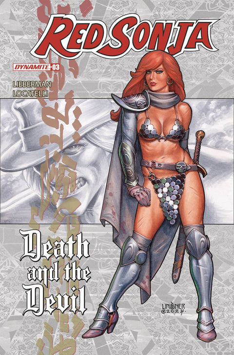 Red Sonja: Death and the Devil 3 Comic Joseph Michael Linsner Regular Dynamite Entertainment 2024