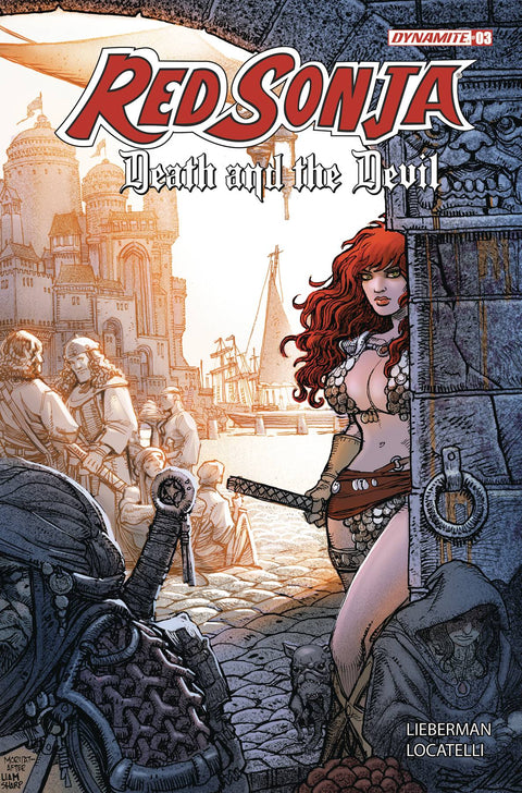 Red Sonja: Death and the Devil 3 Comic Moritat Variant Dynamite Entertainment 2024