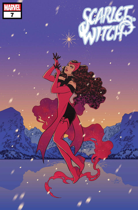 Scarlet Witch, Vol. 4 7 Comic Audrey Mok Winter Holiday Variant Marvel Comics 2024