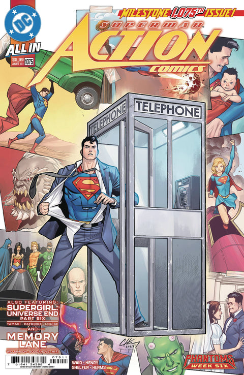 Action Comics, Vol. 3 1075 Comic Clayton Henry Regular DC Comics 2024