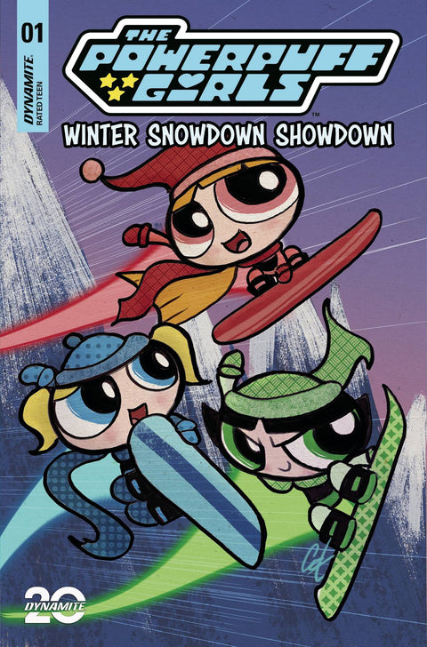 The Powerpuff Girls: Winter Snowdown Showdown 1 Comic Cat Staggs Variant Dynamite Entertainment 2024