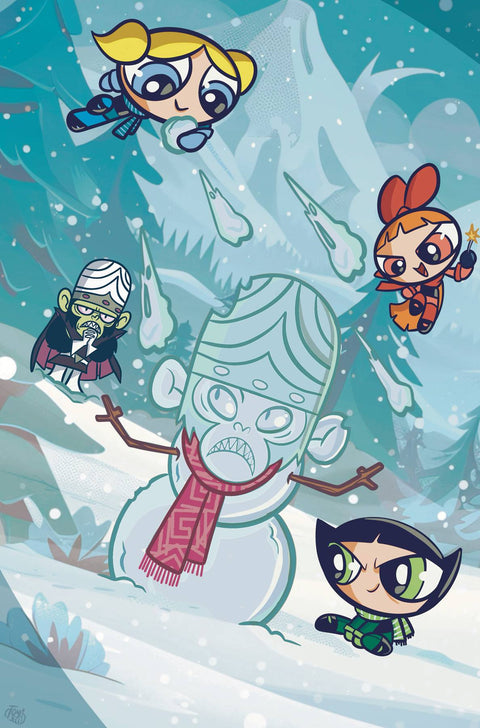 The Powerpuff Girls: Winter Snowdown Showdown 1 Comic 1:10 Francesco Tomaselli Incentive Virgin Dynamite Entertainment 2024