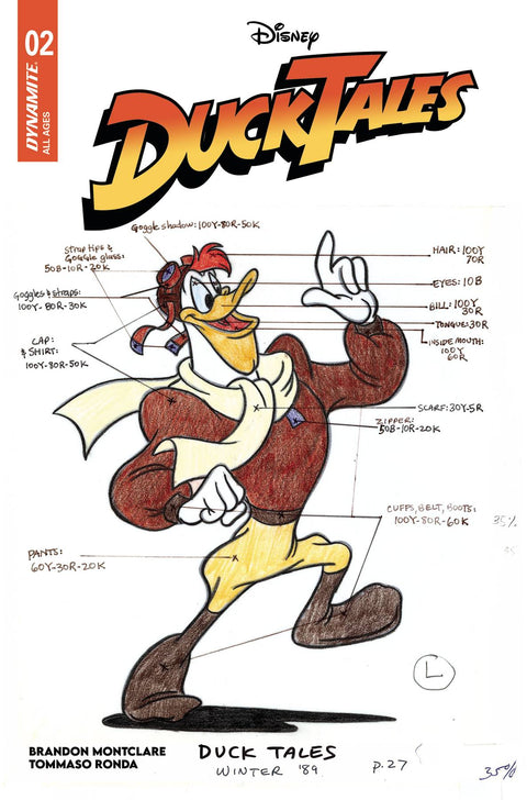 DUCKTALES #2 CVR E CLASSIC CHARACTER ART (C: 1-0-0) DYNAMITE