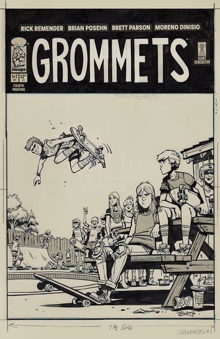 Grommets 1 Comic 4th Printing Brett Parson Image Comics 2024