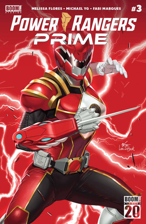 Power Rangers Prime 3 Comic InHyuk Lee Anniversary Variant Boom! Studios 2025