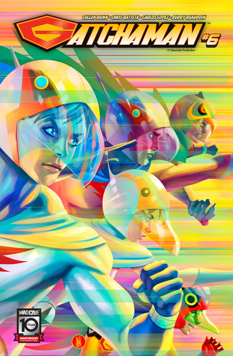 Gatchaman 6 Comic Inaki Miranda Mad Cave 2025
