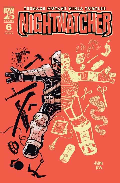 Teenage Mutant Ninja Turtles: Nightwatcher 6 Comic Juni Ba Variant IDW Publishing 2025