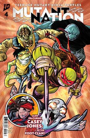Teenage Mutant Ninja Turtles: Mutant Nation 4 Comic Vincenzo Federici Variant IDW Publishing 2025