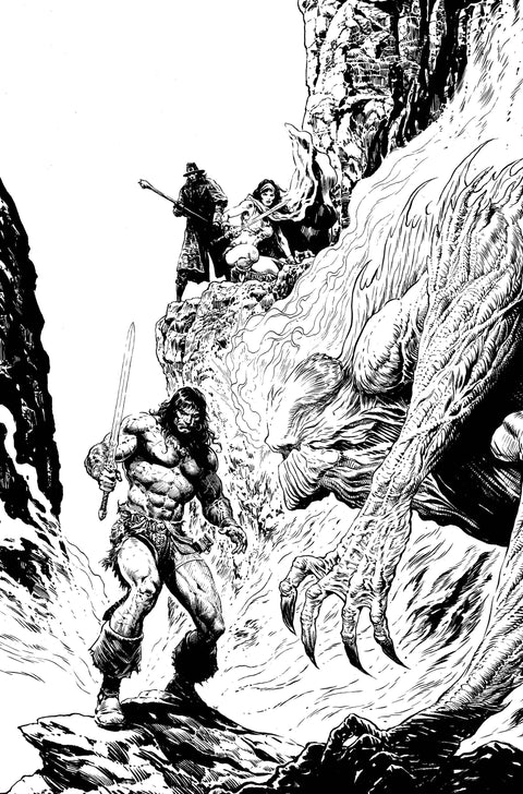 Conan the Barbarian: Battle of the Blackstone 3 Comic FOC Sharp Virgin Titan Books 2024