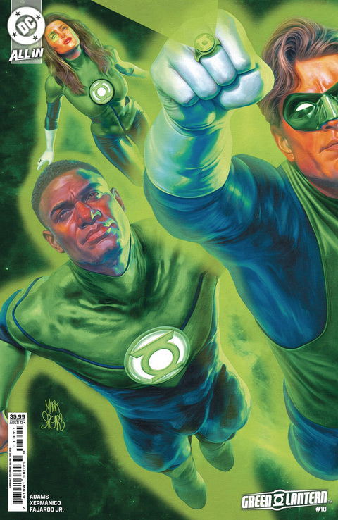 Green Lantern, Vol. 8 18 Comic Mark Spears Connecting Virgin Variant DC Comics 2024