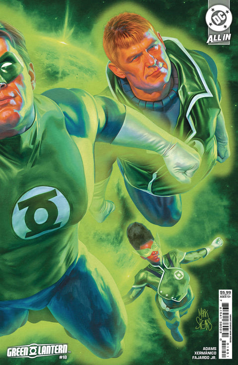 Green Lantern, Vol. 8 18 Comic Mark Spears Connecting Virgin Variant DC Comics 2024