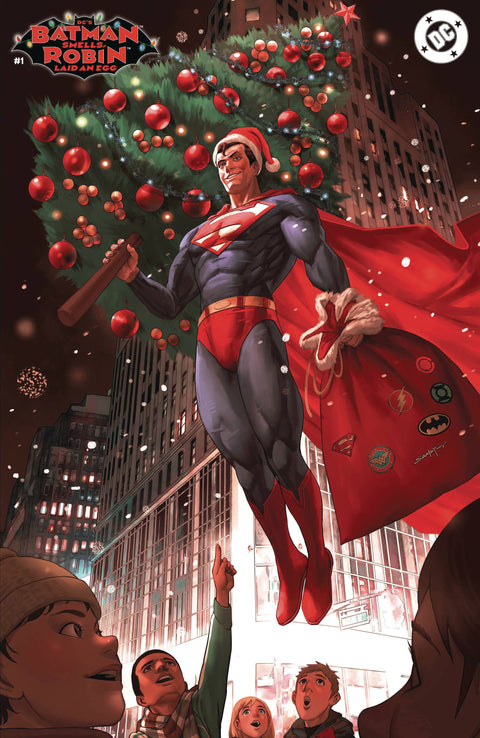 DC's Batman Smells, Robin Laid An Egg 1 Comic Santa Fung Variant DC Comics 2024