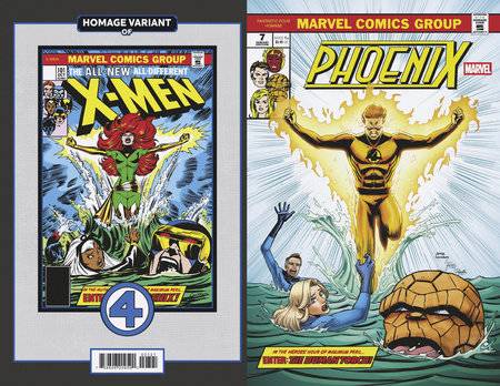 Phoenix, Vol. 1 7 Comic Corin Howell Fantastic Four Homage Variant Marvel Comics 2025