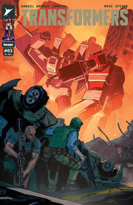 Transformers (Image Comics) 3 Comic 4th Printing Image Comics 2024