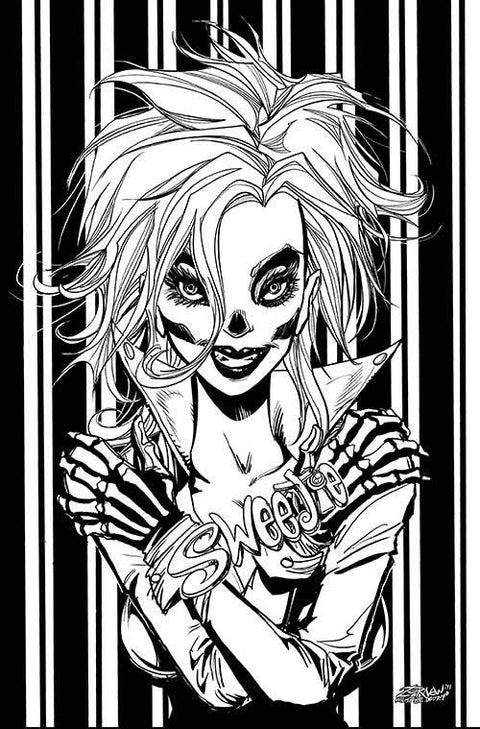 Sweetie Candy Vigilante, Vol. 2 5 Comic Jeff Zornow Halloween Line Art Variant Dynamite Entertainment 2024