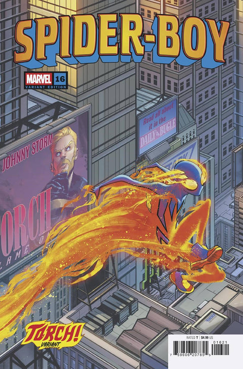 Spider-Boy, Vol. 1 16 Comic David Baldeón Torch! Variant Marvel Comics 2025