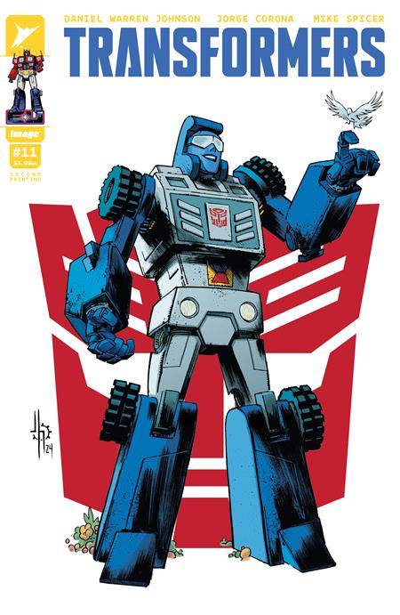 Transformers (Image) 11 Comic 2nd Printing Howard Autobot Image Comics 2024