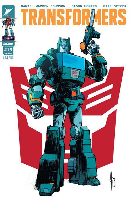 Transformers (Image) 13 Comic 2nd Printing Jason Howard Image Comics 2024