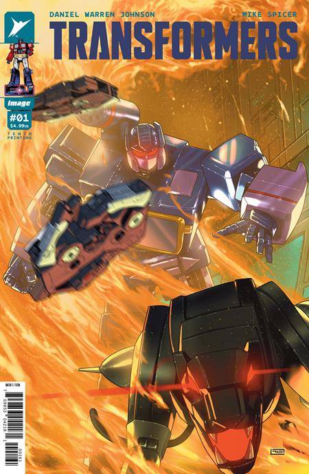 Transformers (Image) 1 Comic 10th Printing Taurin Clarke Image Comics 2024