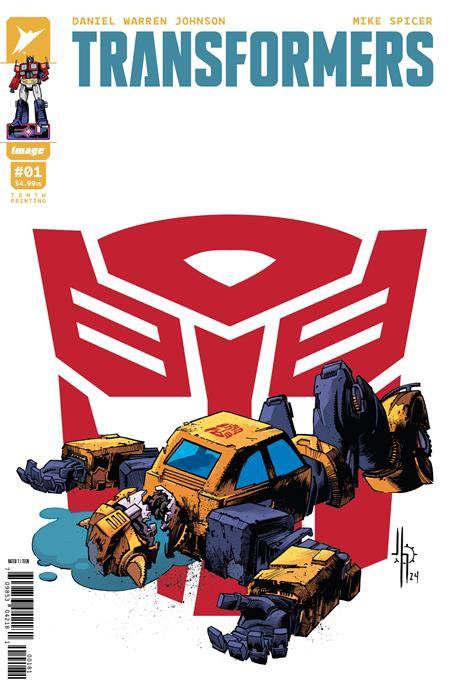 Transformers (Image) 1 Comic 10th Printing Jason Howard Image Comics 2024