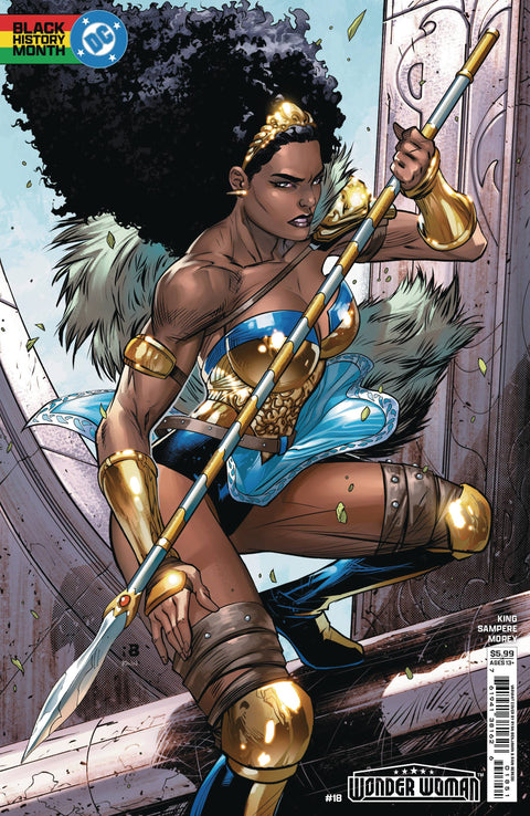 Wonder Woman, Vol. 6 18 Comic Ryan Benjamin Black History Month Variant DC Comics 2025