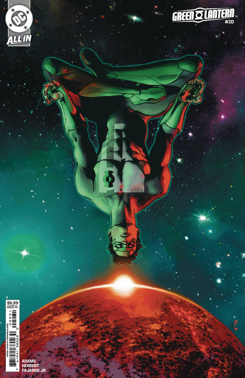 Green Lantern, Vol. 8 20 Comic Fernando Blanco Variant DC Comics 2025