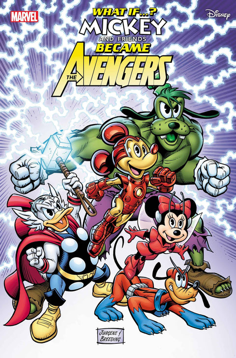 What If...? Mickey & Friends Became Avengers 1 Comic Dan Jurgens Variant Marvel Comics 2025