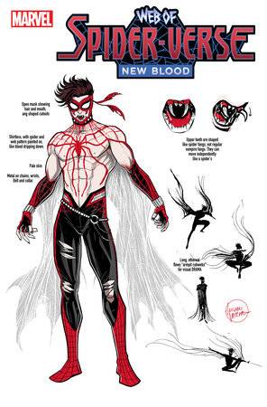 Web of Spider-Verse: New Blood 1 Comic Luciano Vecchio Incentive Design Variant (1:10) Marvel Comics 2025
