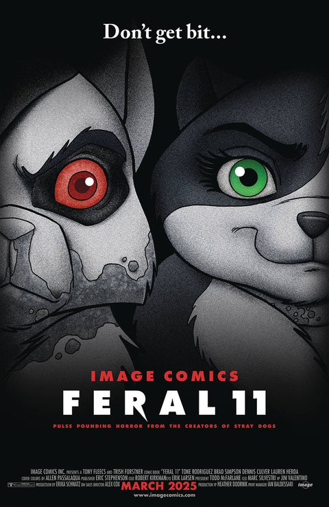 Feral 11 Comic Tony Fleecs & Trish Forstner Variant Image Comics 2025