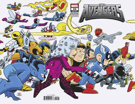 The Avengers, Vol. 9 25 Comic Chris Giarrusso Marvel Universe Connecting Variant Marvel Comics 2025