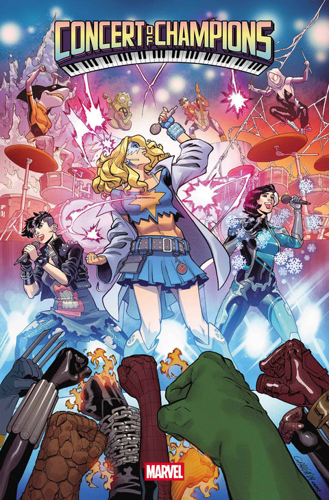 Concert of Champions 1 Comic Javier Garrón Regular Marvel Comics 2025