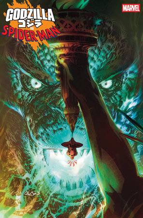 Godzilla vs. Spider-man 1 Comic Patrick Gleason Foil Variant Marvel Comics 2025