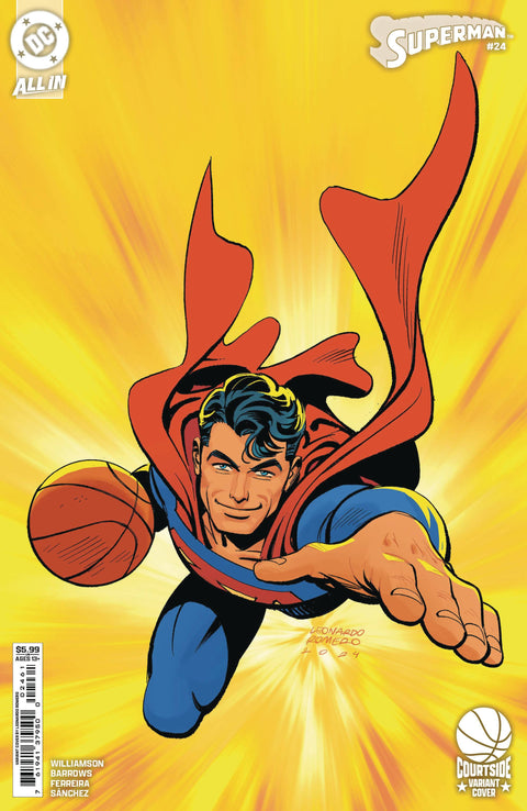 Superman, Vol. 6 24 Comic Leonardo Romero Courtside Variant DC Comics 2025