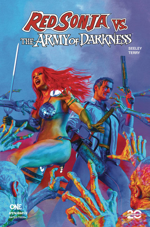 RED SONJA VS AOD #1 CVR E SPEARS FOIL DYNAMITE