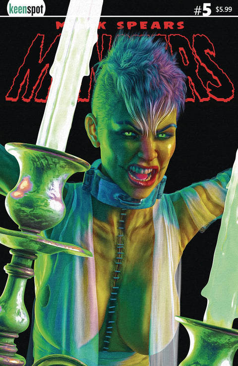 MARK SPEARS MONSTERS #5 CVR B HAIRCUT KEENSPOT ENTERTAINMENT