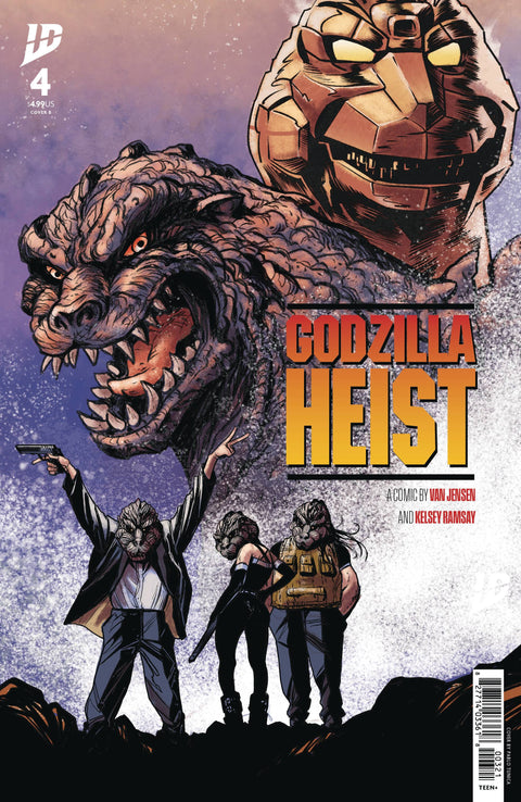 Godzilla: Heist 4 Comic Pablo Tunica Movie Variant IDW Publishing 2025