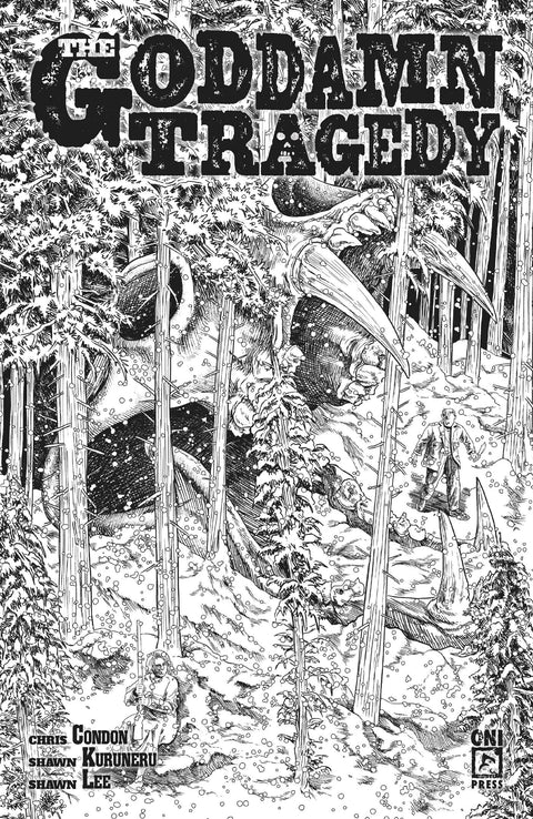 Goddamn Tragedy 1 Comic 1:10 Incentive Cha B&W Oni Press 2025