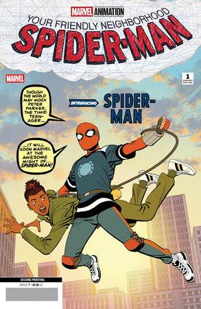 Your Friendly Neighborhood Spider-Man 1 Comic 2nd Printing Animation Incentive Variant (1:25) Marvel Comics 2025