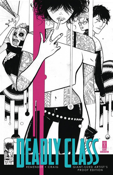 Deadly Class: Giant Sized Artists Proof Edition 1 Comic 1:4 Wes Craig Incentive Image Comics 2025